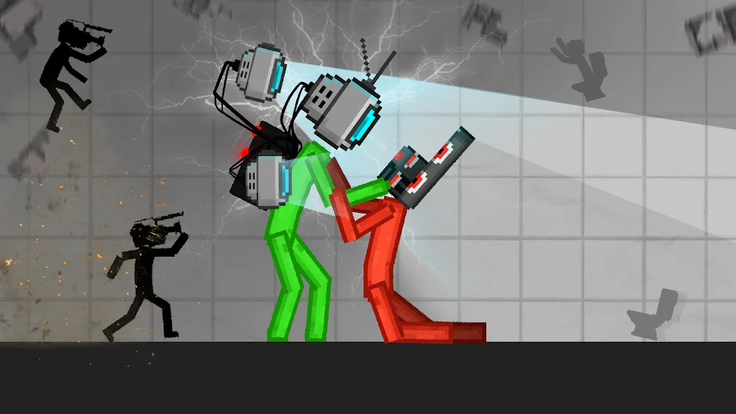 Stickman Playground [MOD: безлимитные монеты и разблокированы уровни] Screenshot 2