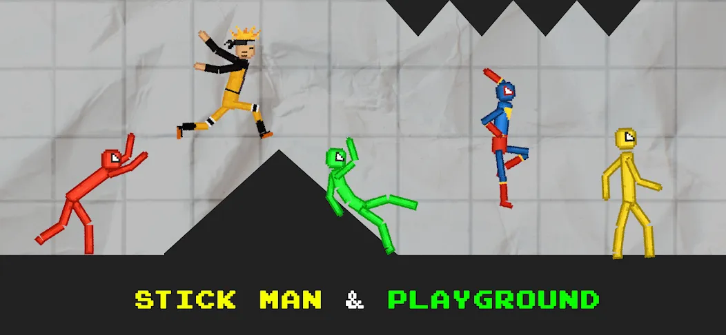 Stickman Playground [MOD: безлимитные монеты и разблокированы уровни] Screenshot 3