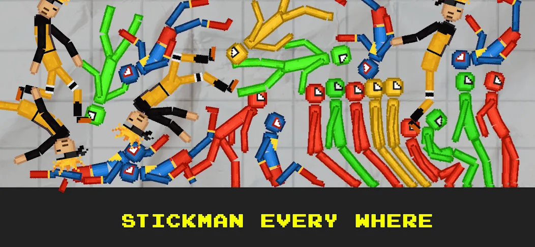 Stickman Playground [MOD: безлимитные монеты и разблокированы уровни] Screenshot 5