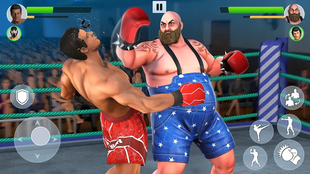 Boxing Heros: Fighting Games [MOD: безлимитные деньги и энергия] Screenshot 2