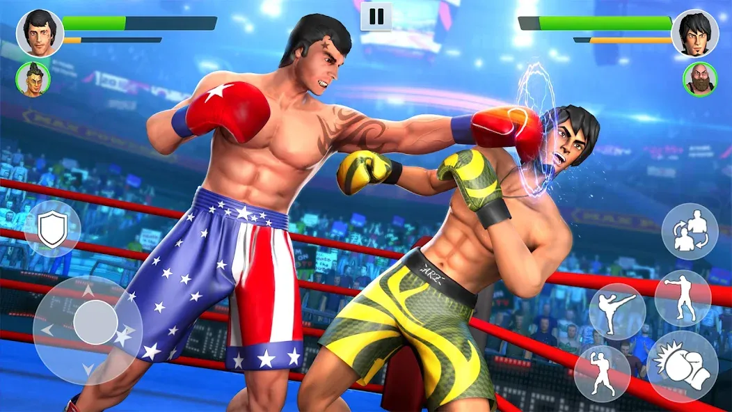 Boxing Heros: Fighting Games [MOD: безлимитные деньги и энергия] Screenshot 4