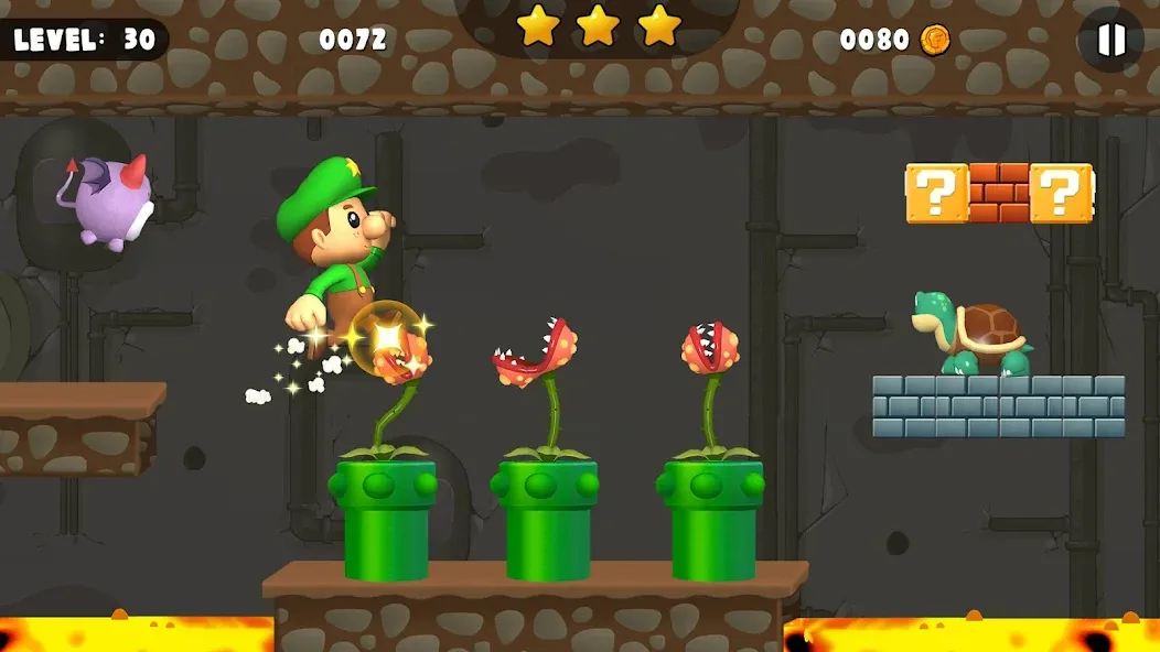 Bob World Adventure 3D [MOD: без рекламы и много монет] Screenshot 4