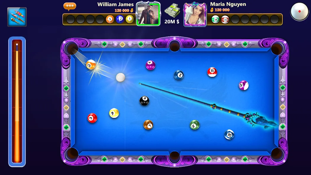 8 Ball Offline - Billiard Pool [MOD: без рекламы и бесконечные монеты] Screenshot 2