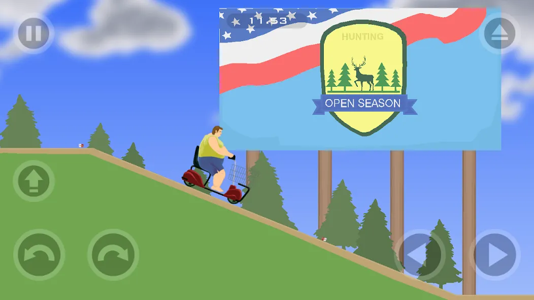 Happy Wheels [MOD: безлимитные деньги и все персонажи] Screenshot 5