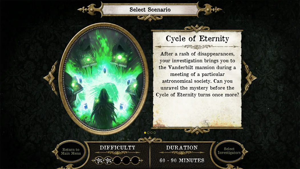 Mansions of Madness [MOD: безлимитные ресурсы и открыты все сценарии] Screenshot 2