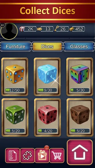 Farkle - Zonk Dice Game [MOD: безлимитные монеты и подсказки] Screenshot 3