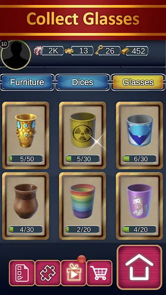 Farkle - Zonk Dice Game [MOD: безлимитные монеты и подсказки] Screenshot 5