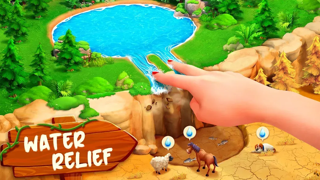 Family Farm Adventure [MOD: безлимитные деньги и ресурсы] Screenshot 1
