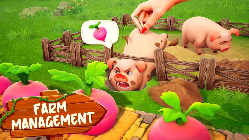 Family Farm Adventure [MOD: безлимитные деньги и ресурсы] Screenshot 4