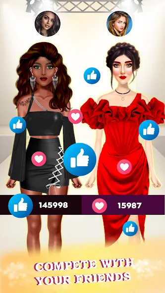Super Stylist: Dress Up Games [MOD: безлимитные деньги и все наряды открыты] Screenshot 2