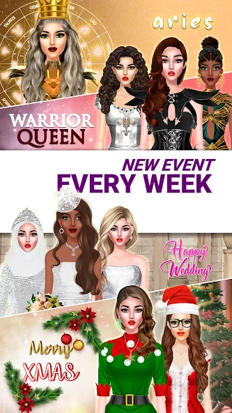 Super Stylist: Dress Up Games [MOD: безлимитные деньги и все наряды открыты] Screenshot 5