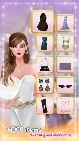 Fashion Stylist: Dress Up Game [MOD: безлимитные деньги и всё открыто] Screenshot 1