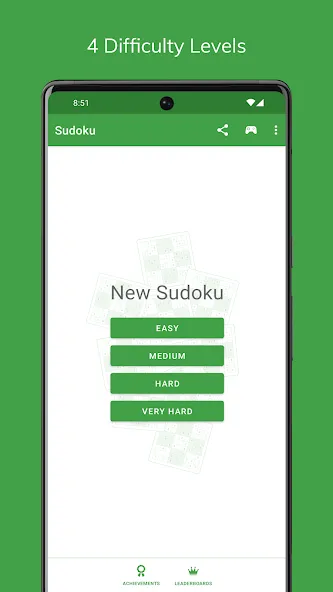 Sudoku [MOD: подсказки и отмена ходов без ограничений] Screenshot 2