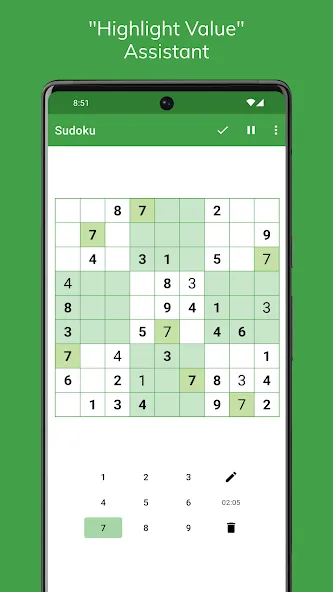 Sudoku [MOD: подсказки и отмена ходов без ограничений] Screenshot 5