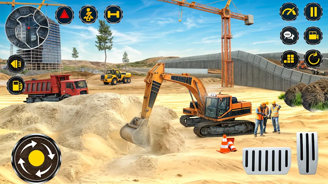 Heavy Excavator Simulator PRO [MOD: безлимитные деньги и топливо] Screenshot 2