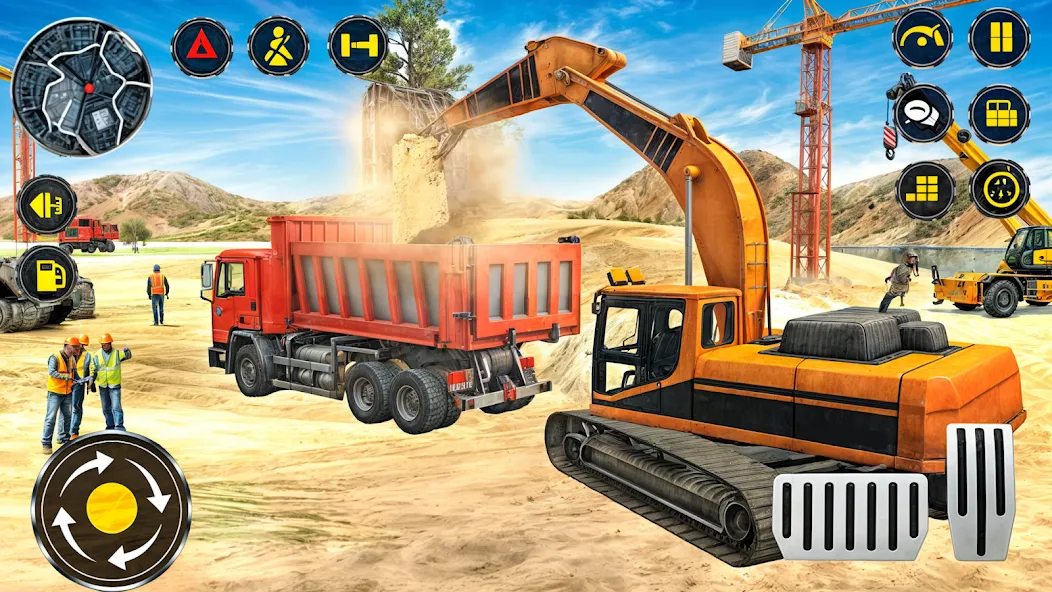 Heavy Excavator Simulator PRO [MOD: безлимитные деньги и топливо] Screenshot 3