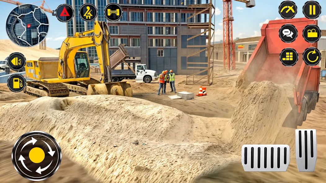 Heavy Excavator Simulator PRO [MOD: безлимитные деньги и топливо] Screenshot 4