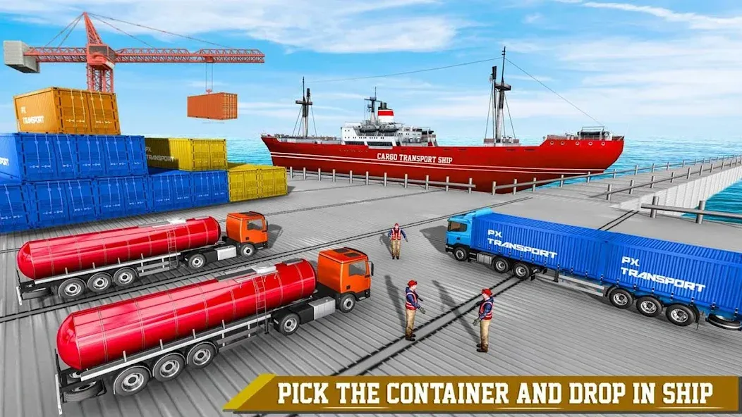 Cargo Transport Truck Driving [MOD: безлимитные деньги и топливо] Screenshot 4