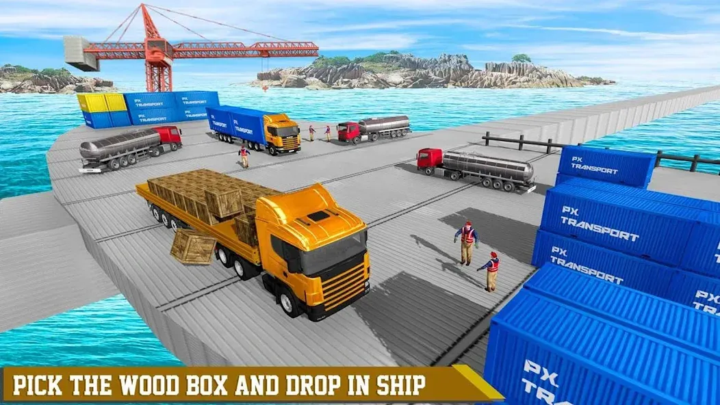 Cargo Transport Truck Driving [MOD: безлимитные деньги и топливо] Screenshot 5