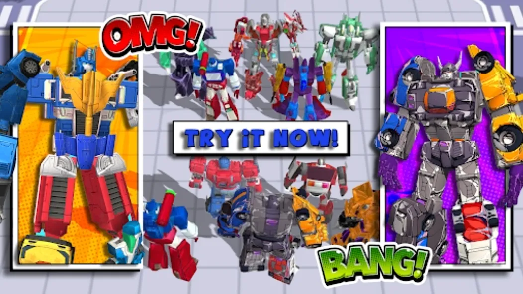 Superhero Robot Monster Battle [MOD: безлимитные деньги и мощные роботы] Screenshot 1