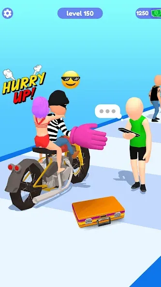 Thief Run Race 3D: Fun Race [MOD: без рекламы и бесконечные монеты] Screenshot 5