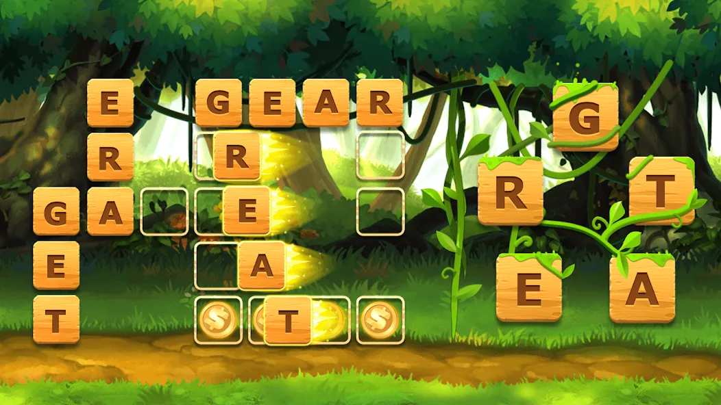 Word Crossword Puzzle [MOD: безлимитные подсказки и открыты все уровни] Screenshot 2