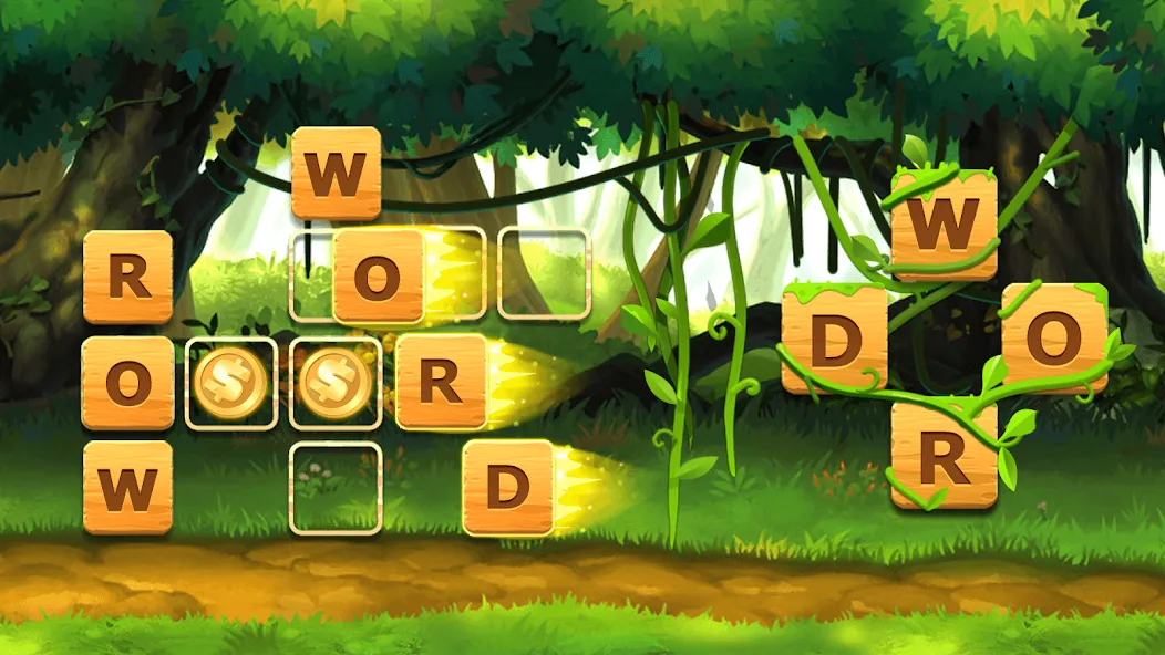 Word Crossword Puzzle [MOD: безлимитные подсказки и открыты все уровни] Screenshot 3