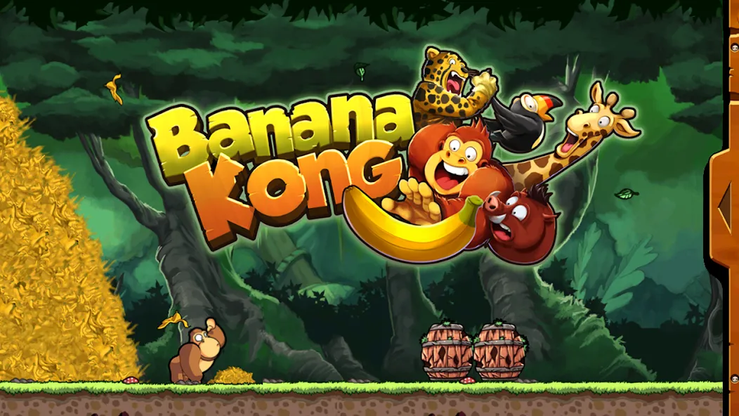 Banana Kong [MOD: безлимитные бананы и открыты все уровни] Screenshot 1