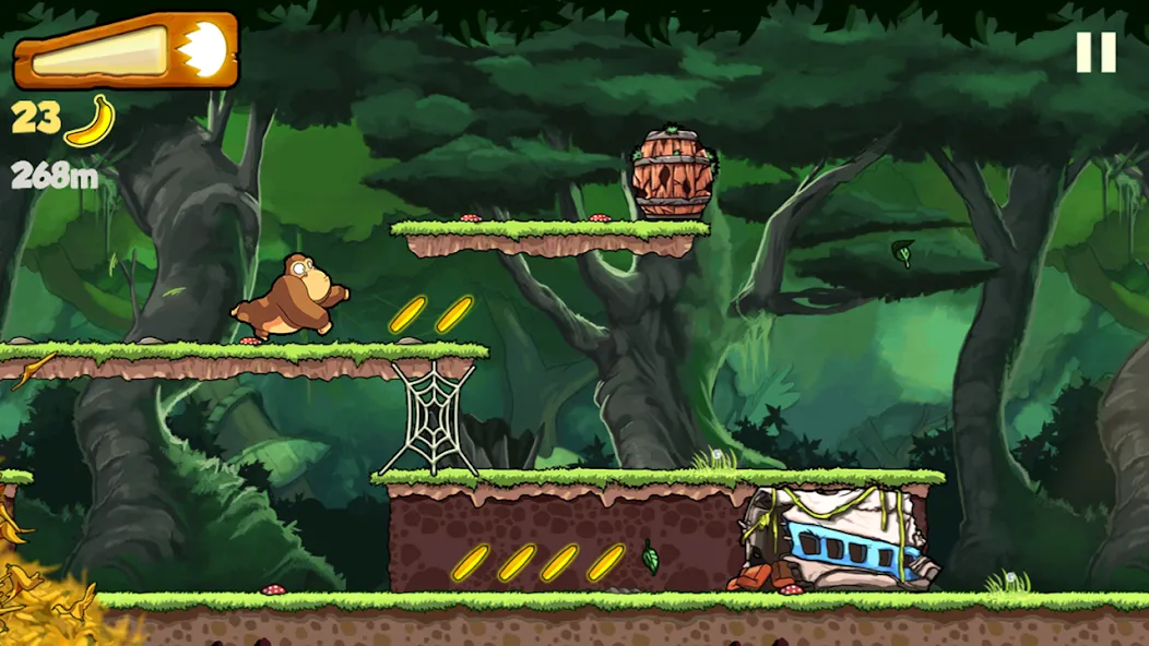 Banana Kong [MOD: безлимитные бананы и открыты все уровни] Screenshot 2