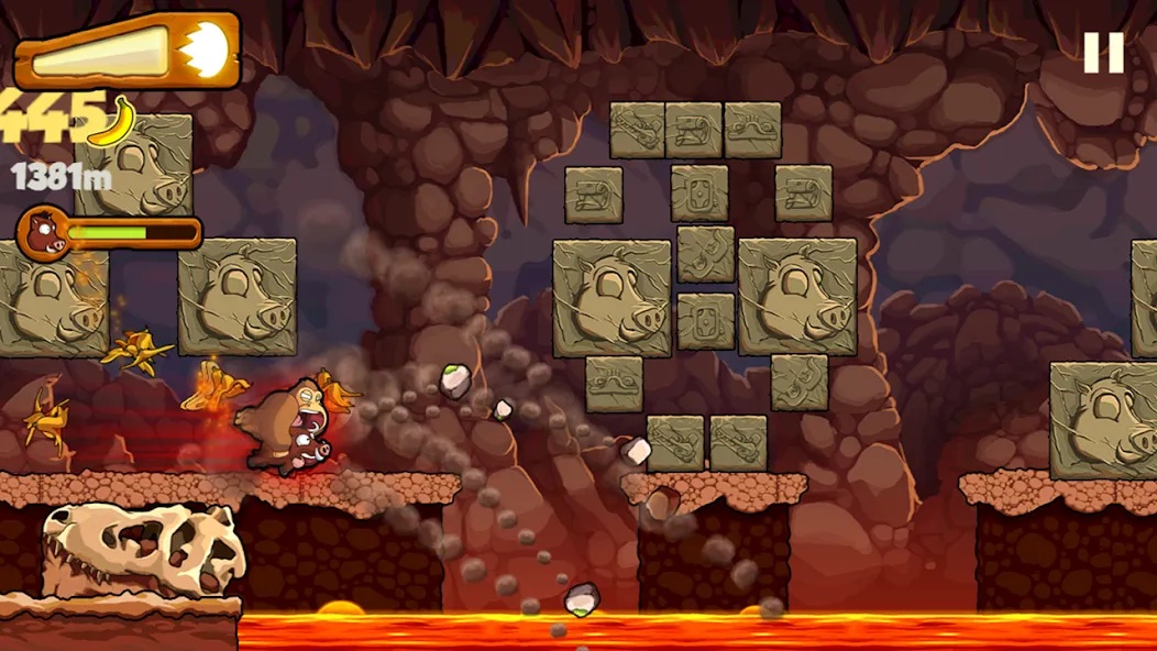 Banana Kong [MOD: безлимитные бананы и открыты все уровни] Screenshot 4