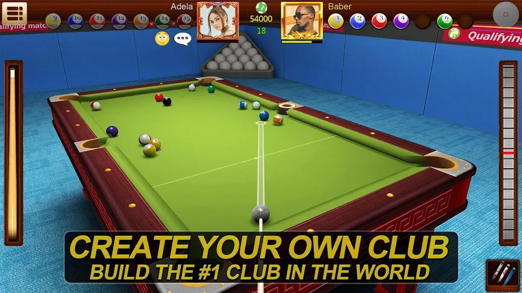 Real Pool 3D Online 8Ball Game [MOD: безлимитные монеты и разблокированные столы] Screenshot 2