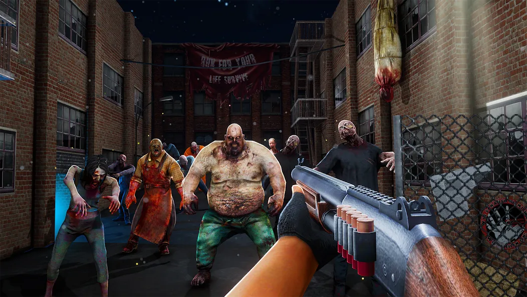 Zombination - FPS Zombie Games [MOD: безлимитные патроны и здоровье] Screenshot 3