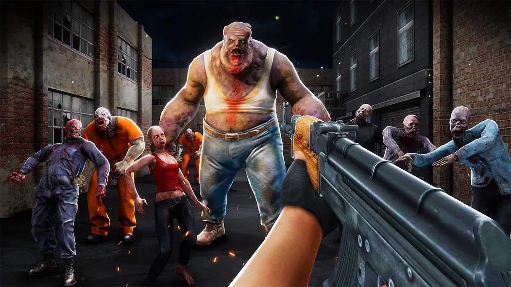 Zombination - FPS Zombie Games [MOD: безлимитные патроны и здоровье] Screenshot 4