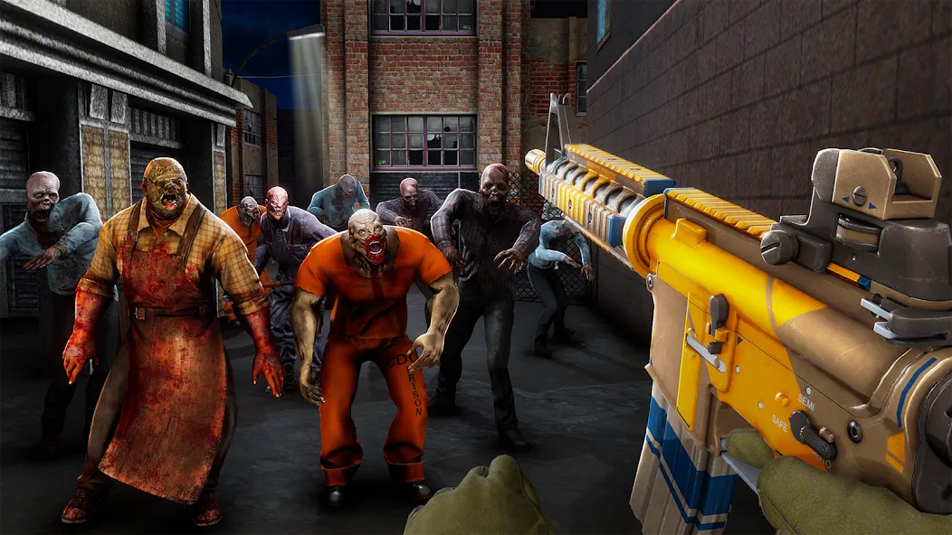 Zombination - FPS Zombie Games [MOD: безлимитные патроны и здоровье] Screenshot 5