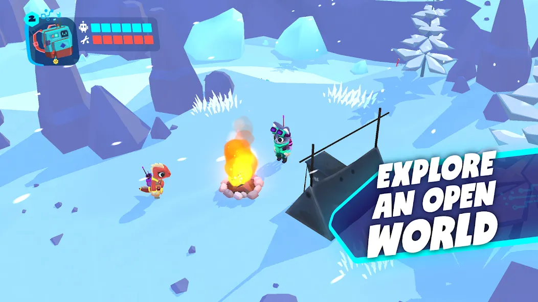 Botworld Adventure [MOD: много денег и ресурсов] Screenshot 1