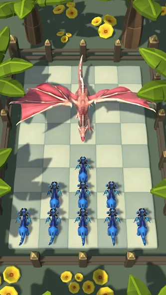Dragon Fight - Merge Games [MOD: безлимитные деньги и усиленные драконы] Screenshot 1