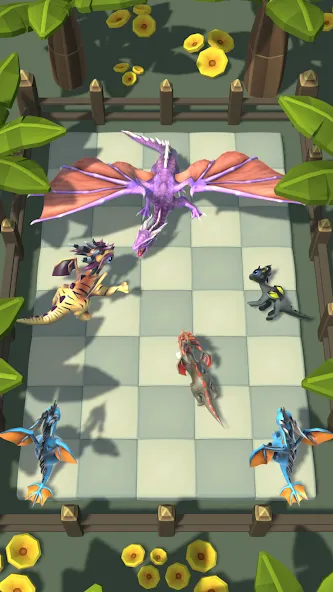 Dragon Fight - Merge Games [MOD: безлимитные деньги и усиленные драконы] Screenshot 2