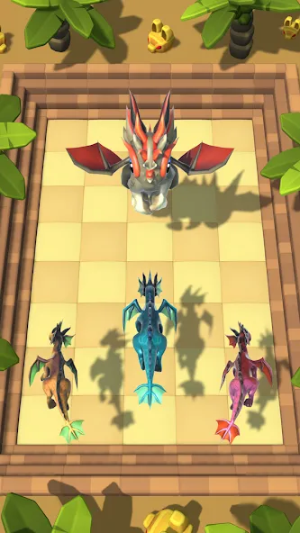 Dragon Fight - Merge Games [MOD: безлимитные деньги и усиленные драконы] Screenshot 3