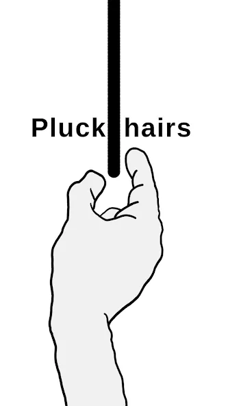 Pluck It: hairs and emotions [MOD: безлимитные волосы и эмоции] Screenshot 1