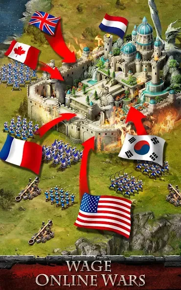 Empire War: Age of hero [MOD: безлимитные ресурсы и энергия] Screenshot 4