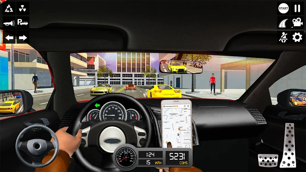 Taxi Simulator 3d Taxi Sim [MOD: безлимитные деньги и все машины открыты] Screenshot 5
