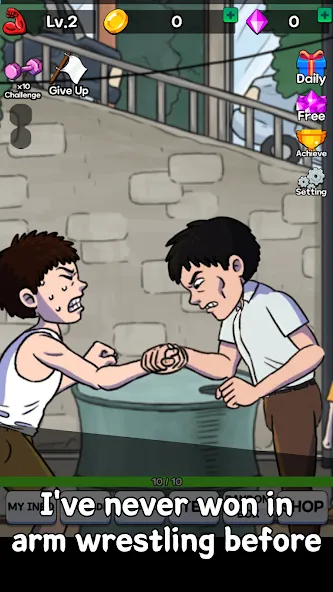 Arm Wrestling Clicker [MOD: безлимитные деньги и усиленная сила] Screenshot 3