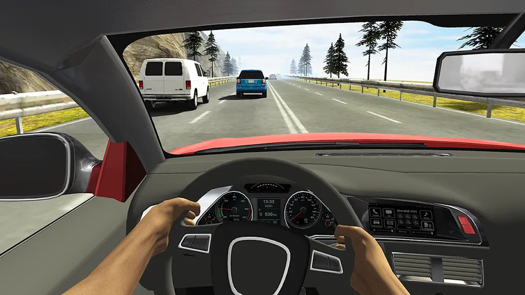 Racing in Car 2 [MOD: безлимитные деньги и топливо] Screenshot 3