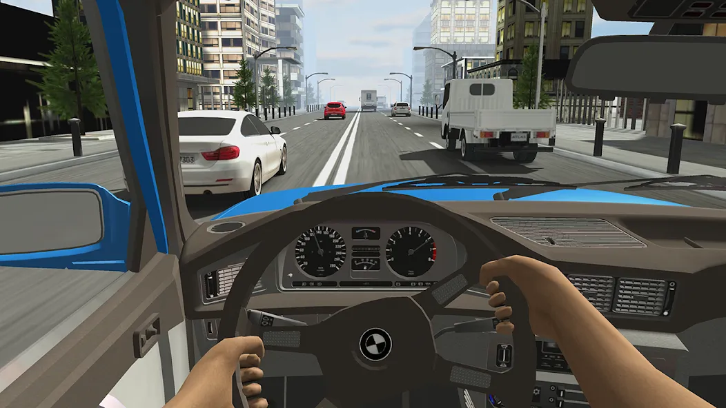Racing in Car 2 [MOD: безлимитные деньги и топливо] Screenshot 4