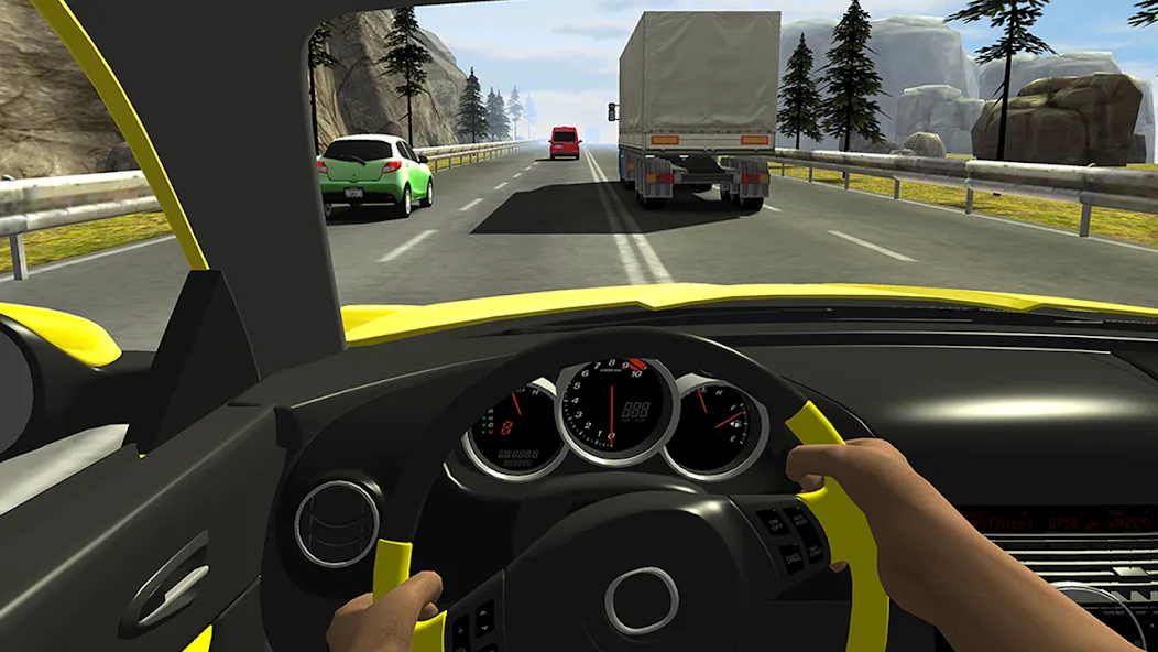 Racing in Car 2 [MOD: безлимитные деньги и топливо] Screenshot 5