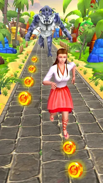 Jungle Run Temple Escape Games [MOD: безлимитные монеты и все уровни открыты] Screenshot 2