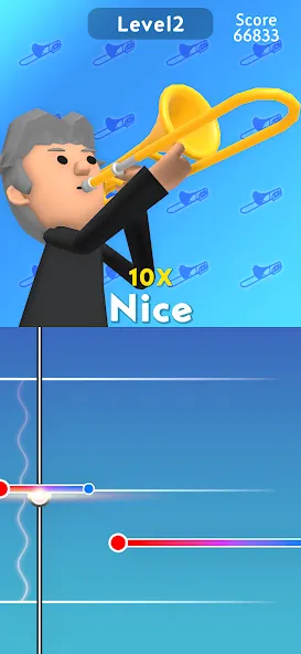 Trombone! [MOD: разблокированы все уровни] Screenshot 1