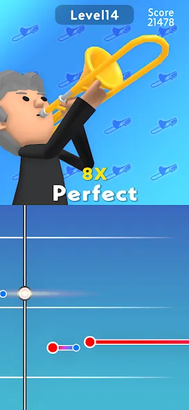 Trombone! [MOD: разблокированы все уровни] Screenshot 3