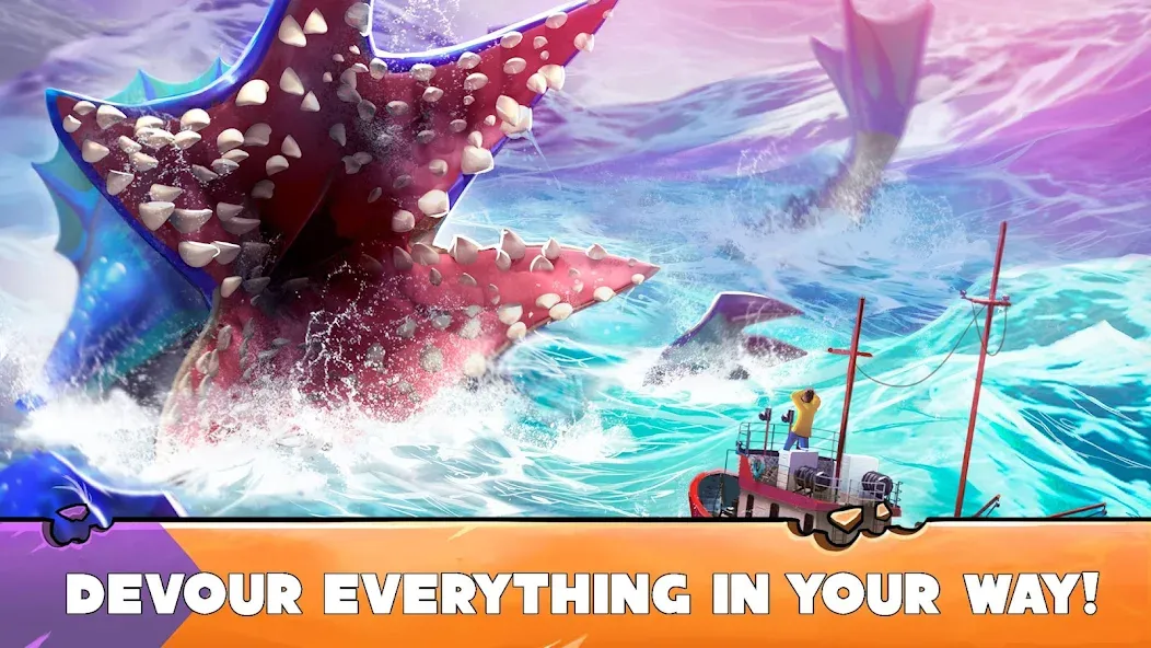 Hungry Shark Evolution [MOD: безлимитные деньги и алмазы] Screenshot 1