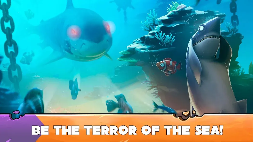 Hungry Shark Evolution [MOD: безлимитные деньги и алмазы] Screenshot 3